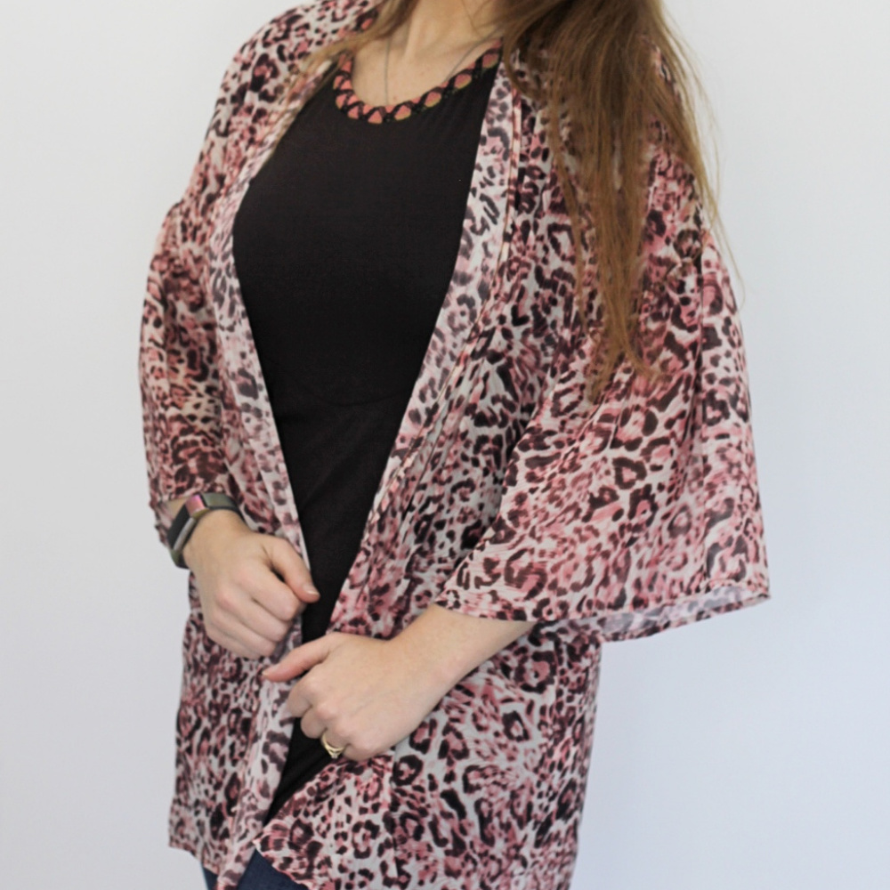 Sassy Southern Leopard Kimono